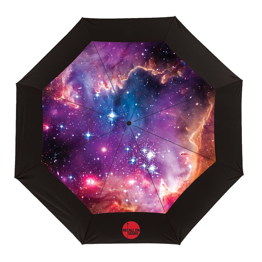 Vented Themed Galaxy Umbrella