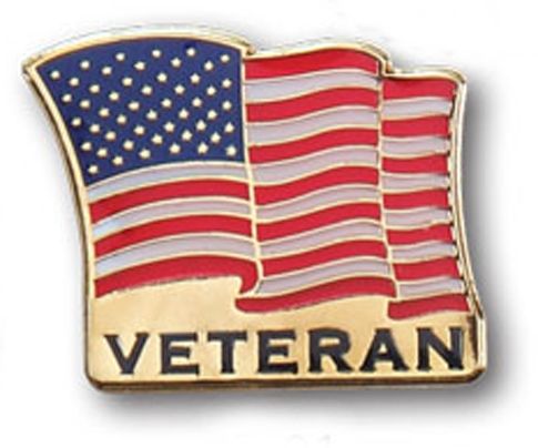 veteran lapel pin