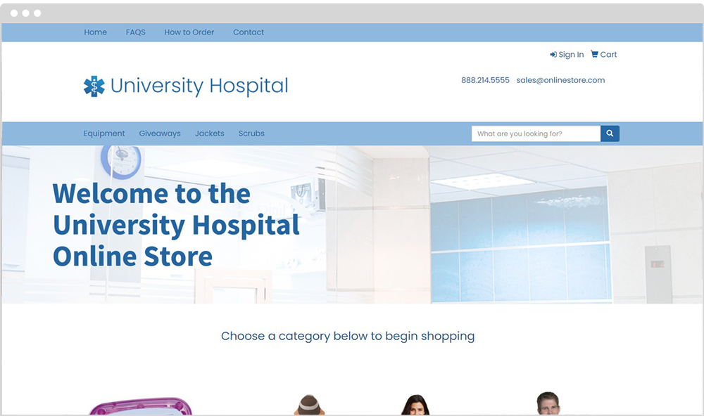 Healthcare Company Store Example