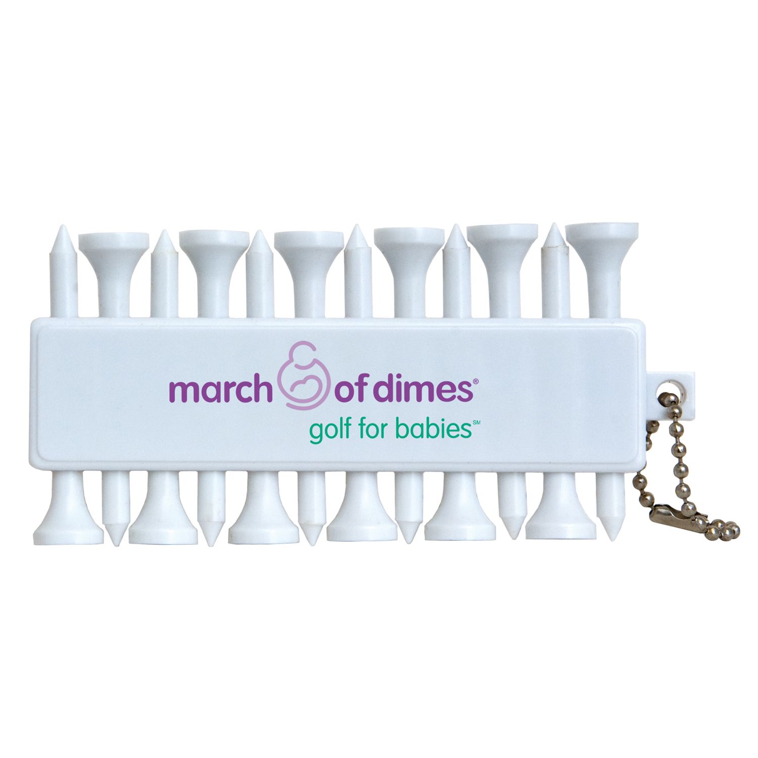 branded golf tee set