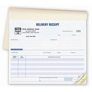 Delivery Receipt Book (3 Part)