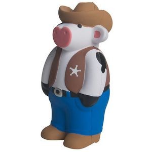 Cowboy Cow Squeezies® Stress Reliever