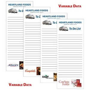 Full Color Variable Data Scratch Pad (5 1/2"x8 1/2")