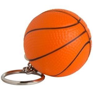 Basketball Squeezies® Stress Reliever Keychain