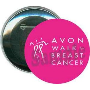 Awareness - Avon, Walk for Breast Cancer - 3 Inch Round Button
