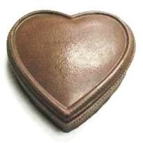 Large Plain Chocolate Heart Box