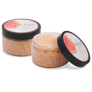 6 oz. Aromatherapy Bath Salts Jar with Black Lid