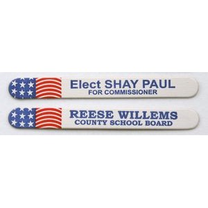 Red, White and Blue Flag Emery Board