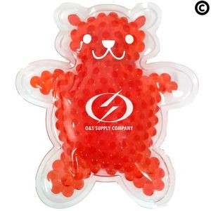 Red Teddy Bear Hot/Cold Pack w/Gel Beads