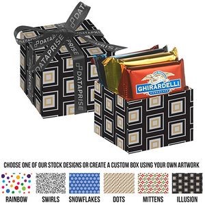 Gala Gift Box w/ 5 Ghirardelli® Squares (small)