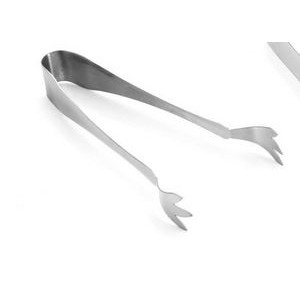 6.25" Stainless Steel Ice Tongs