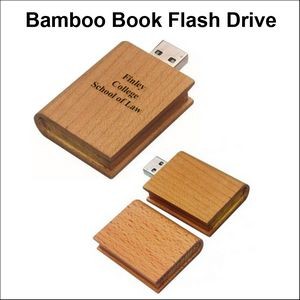 Bamboo Book Flash Drive - 32GB Memory