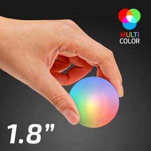 1.5" Multicolor LED Bounce Ball, Impact Activated - BLANK