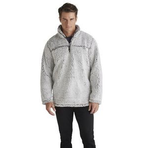 Burnside® 1/4 Zip Sherpa Pullover Jacket