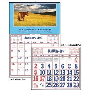 Large Everyday Farm Memo Calendar (Thru 4/30)