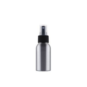 1OZ Stock Silver Aluminum Empty Perfume Alcohol Spray Bottle