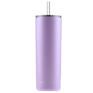 IceShaker 20oz Insulated Stainless Steel Skinny - Tumbler w/Straw & Lid Lilac