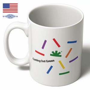 USA-Made Union-Printed Sublimated 11oz. Ceramic Mug