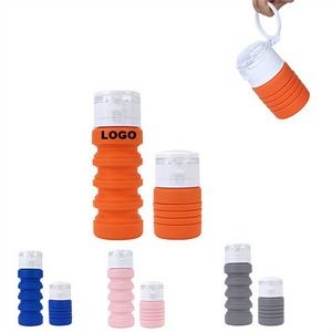 Silicone Folding Bottle for Collapsible and Portable Hydration