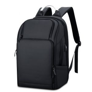 Travel Computer Laptop Backpack Water Resistant Bag with USB Charging Port 17.3 Inch