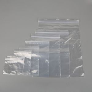 Clear Plastic Zip Lock Bag (12"x15")
