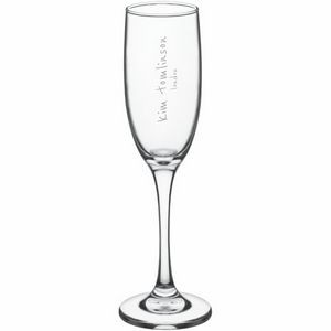 Deep Etched or Laser Engraved Acopa 6 oz. Tall Flute Glass