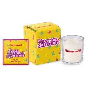 8.5 Oz. Glass Jar Candle in Soft Touch Gift Box