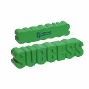 SUCCESS Slogan Shaped Stress Reliever