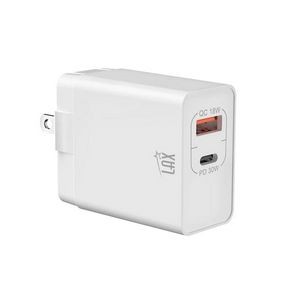 USBPD 30W Wall Chargers - White (Case of 96)
