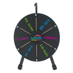 6 Slot Micro Chalkboard Prize Wheel