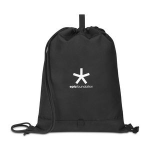 Repeat Recycled Poly Cinchpack - Black