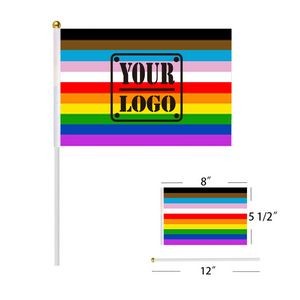 Inclusive Pride Hand Flag