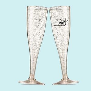 5oz Disposable Clear Plastic Champagne Glasses for Wedding