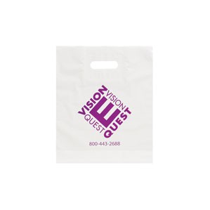 1.75 Mil Standard Gauge Patch Handle Bag (12"x15")