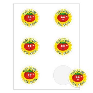 Quick & Colorful Sheeted Labels | Circle | 2 1/2" dia.
