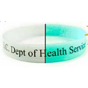 UV Color Changing Wrist Band (Debossed)