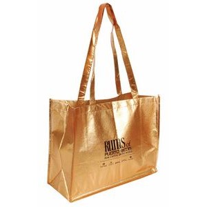Metallic Non Woven Tote Bag (16" x 6" x 12" x 6")