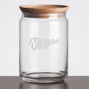 Finch Jar with Wooden Lid - 33oz Large