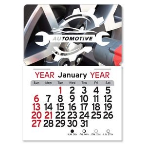 Rectangle Magnet Peel-N-Stick® Calendar