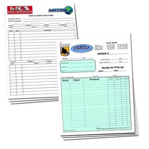 20 Lb. NCR 3-Part Stock Full Color Carbonless Forms (8½"x11")