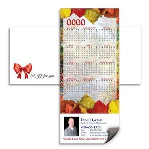 Magnetic Calendar with Envelope - Leaves