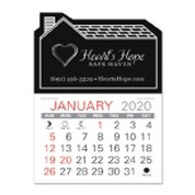Value Stick House Shape Adhesive Calendars