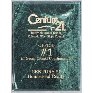 Green Marble Plaque (11"x14")