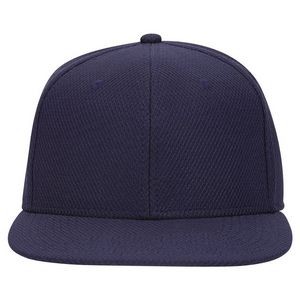 OTTO Cool Comfort Polyester Square Flat Visor "OTTO SNAP" 6 Panel Pro Style Snapback Hat
