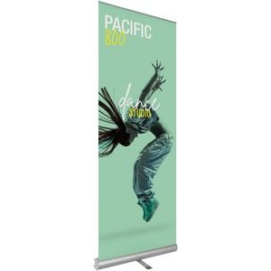 Pacific 800 Silver Retractable Banner Stand
