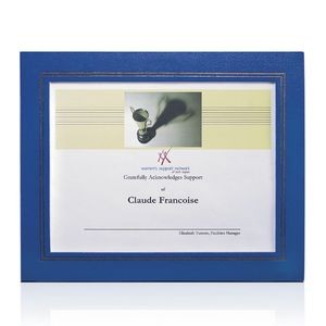 Honors Certificate Holder - 8½"x11" Blue