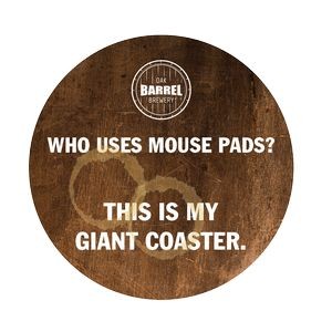 Hard Surface Mouse Pad | Circle | 7 1/2" dia. | White Foam | Full Color