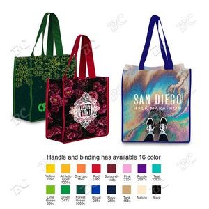 360 Degree Full Color 5 oz Cotton Canvas Tote Bag 13"x13"x5"