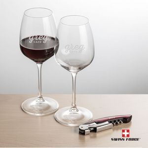 Swiss Force® Opener & 2 Oldham Wine - Red