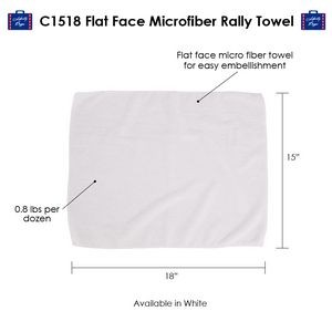 Carmel Towels Flat Face Microfiber Rally Towel